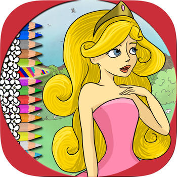 Coloring book with your favorite Princesses 娛樂 App LOGO-APP開箱王