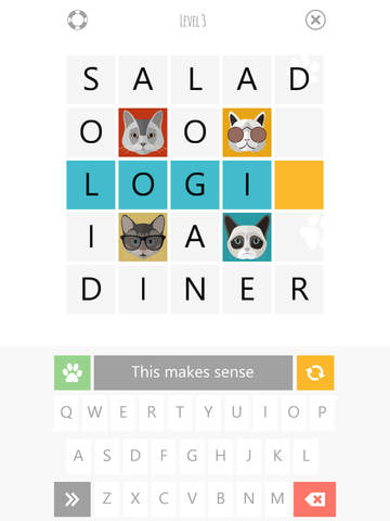 【免費遊戲App】Cat Words-APP點子
