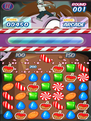 【免費遊戲App】Zombie candy blitz-APP點子