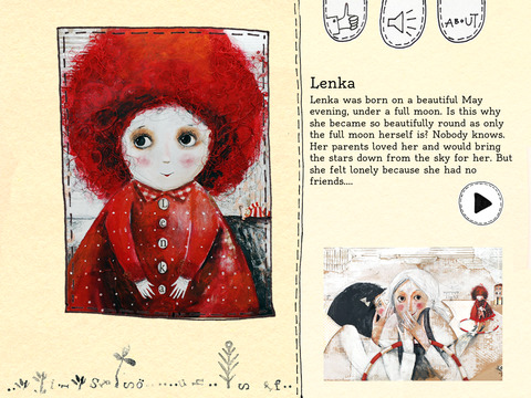 Lenka – uma bela história infantil sobre amizade - Ilustrada pelo premiado desenhista Katalin Szegedi screenshot 2