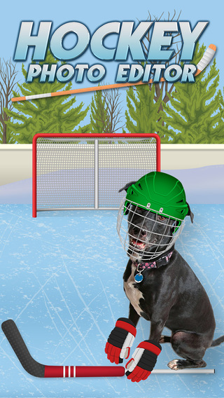 Hockey Dress Up Photo Editor - Make Fun Picture Posts to Share on Instagram Facebook Twitter or emai