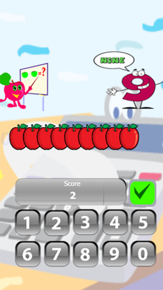 【免費遊戲App】Counting numbers for kindergarten or kids learning-APP點子