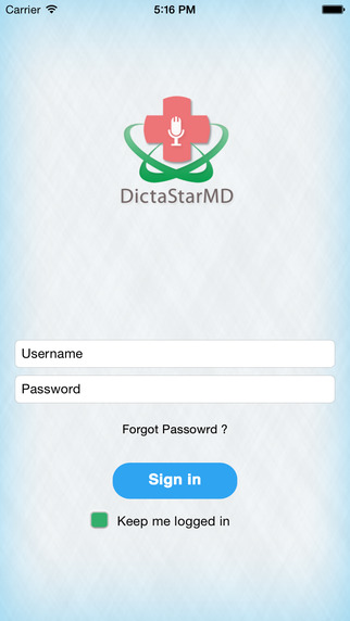 DictastarMD - Meaningful use dictation Medical Transcription app