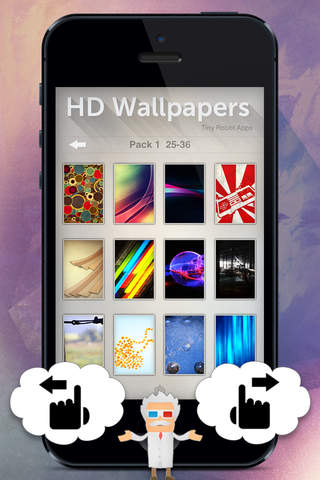 Free Abstract Wallpapers for iOS 7 & iOS 6 [Universal App] screenshot 3