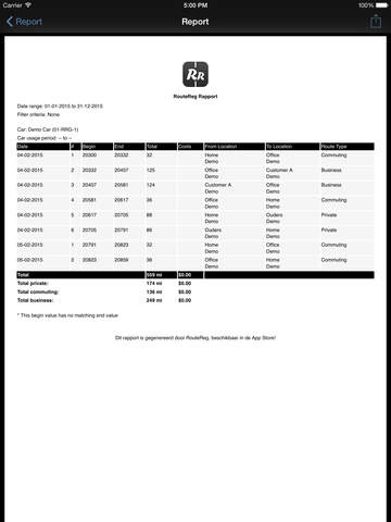 【免費商業App】RouteRegistration, mileage registration-APP點子