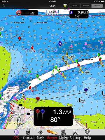 East England GPS Nautical charts pro