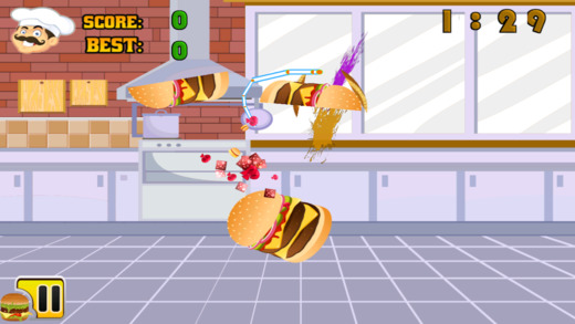 【免費遊戲App】Super Burger Diner Fight - Yummy Food Slash Challenge-APP點子