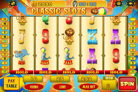 Ace Circus Slots - Jackpot Casino Games HD screenshot 2