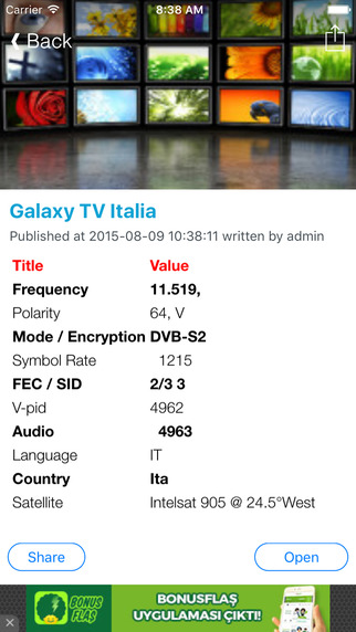 免費下載娛樂APP|Italy TV Channels Sat Info app開箱文|APP開箱王