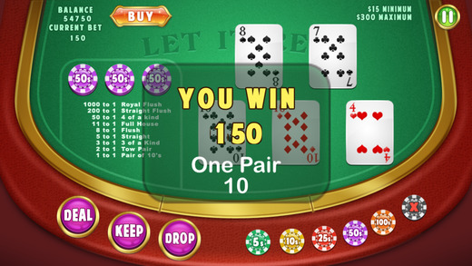 【免費遊戲App】Poker Night - Let Em Ride World Poker Club Casino Game-APP點子