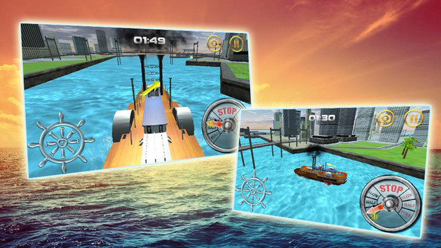 Passenger Liner Simulator- Steer drive your passenger liner ships through uncharted waters with perf