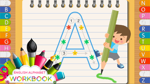 My Little Phonics Speller Workbook- Learn to Writing Reading Tracing the Alphabet Letters - Kids Gam