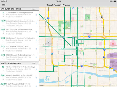 【免費交通運輸App】Transit Tracker - Phoenix (VM)-APP點子