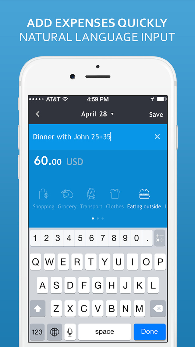 Sumptus - Personal Expense Tracker screenshot 2