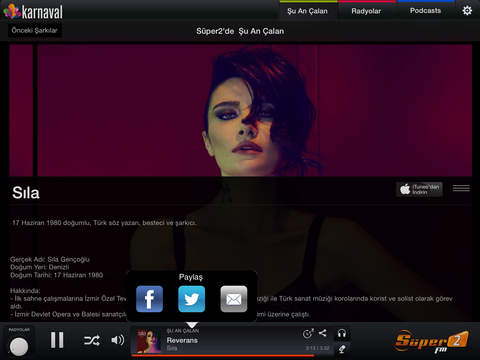 Karnaval Radyo for iPad screenshot 2