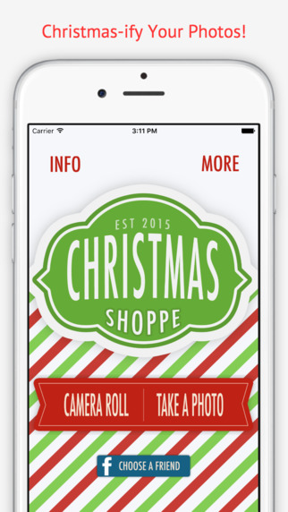 Christmas Shoppe - Holiday Photo Booth and Festive Image Editor