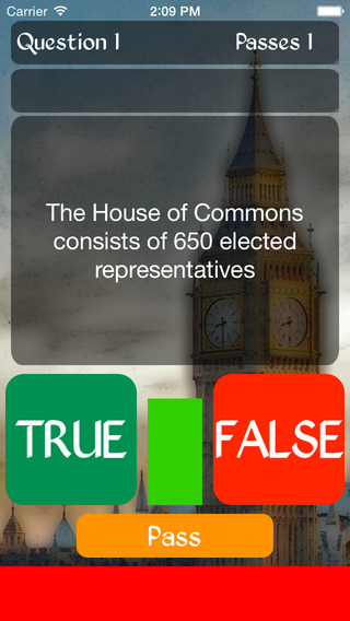 【免費遊戲App】True or False - The House of Commons Trivia Quiz-APP點子