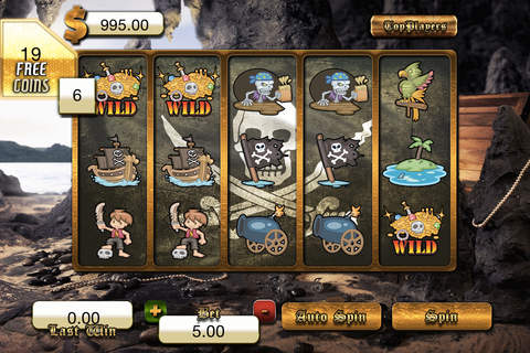 A Pirate’s Cave Slots - Hidden Treasures Waiting to be Discovered! screenshot 2