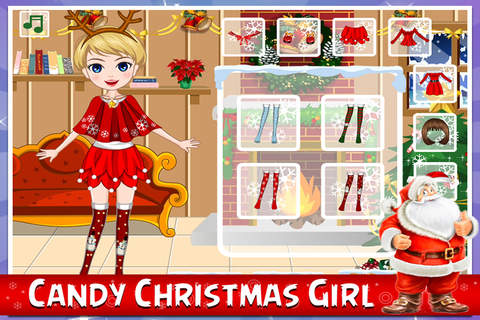 Christmas Girl Make Up Game screenshot 2