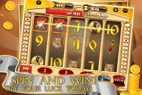 Caesar's Empire Slot Machine - Roman Casino Gambling Craze screenshot 3
