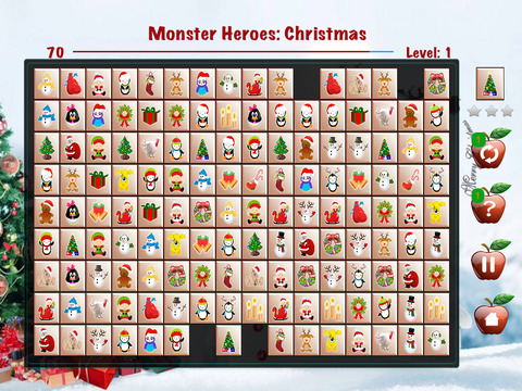Monster Heroes - Monster, Fruit, Christmas, Animal Matching Game For iPad screenshot 4