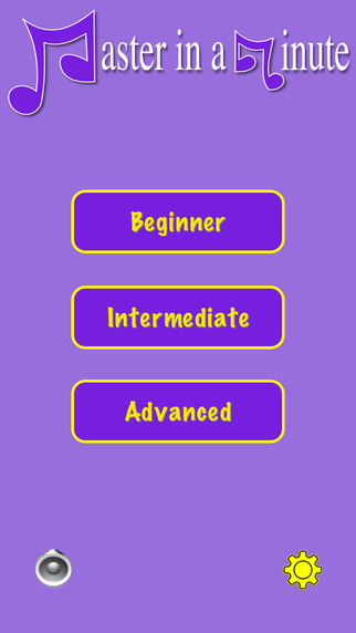 Master in a Minute - Music note trainer.