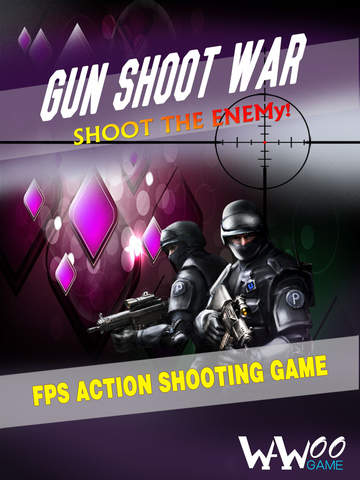 【免費遊戲App】Gun Shoot War-APP點子