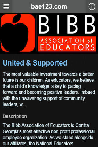 Bibb Association of Educators screenshot 2