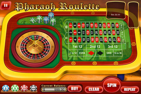 Pharaoh's Roulette Kingdom - Bet Spin & Win ! Las Vegas Machine Games Pro screenshot 2