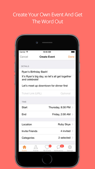 【免費社交App】Hangtime - Upcoming Local Events, Concerts, Parties, Live Shows, Theaters and Festivals with Friends-APP點子