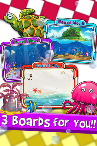 Checkers Boards Puzzle Pro - “ Sea Animals Games with Friends Edition ” screenshot 2