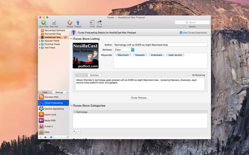 Feeder for Mac 3.4.6 破解版 - 创建和发布的RSS