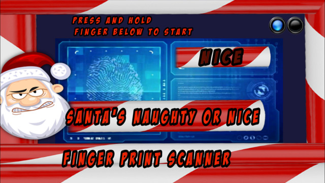 【免費娛樂App】Santa's Good Or Bad Finger Print Scanner™-APP點子