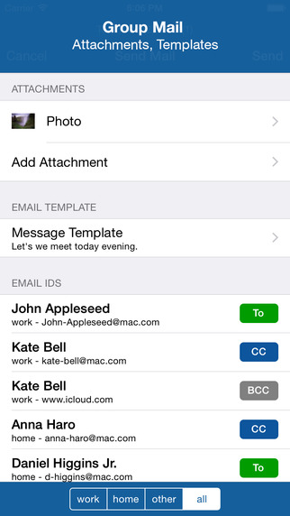 【免費生產應用App】My Groups Lite - Contact Manager, Group Text, Group Mail, Share Contacts-APP點子