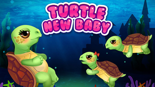 Turtle Mommy's New Baby Born Under The Sea