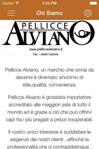 Pellicce Alviano screenshot 2