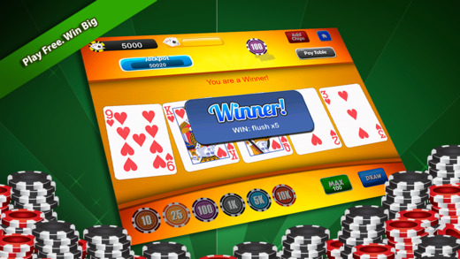 【免費遊戲App】Video Poker FREE - Jokers Wild-APP點子