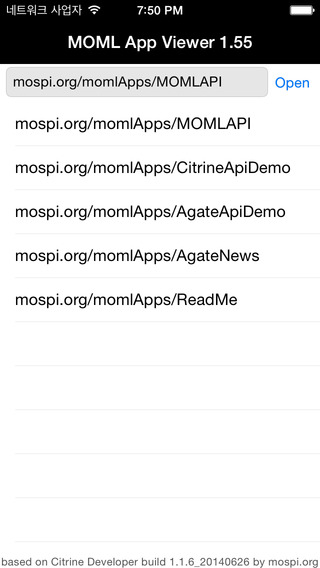 MOML Application Viewer