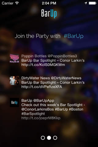 BarUp - Boston's Bar of the Night: One featured pub, club, or bar each weeknight in Boston. screenshot 2