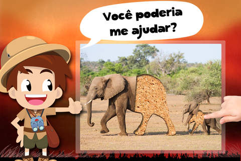 Toddler Tommy Wildlife Photo Free - Wildlife and Safari Animal puzzles screenshot 2