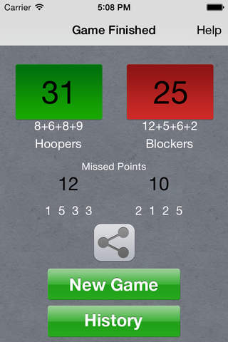 Basketball Score Tracker screenshot 2