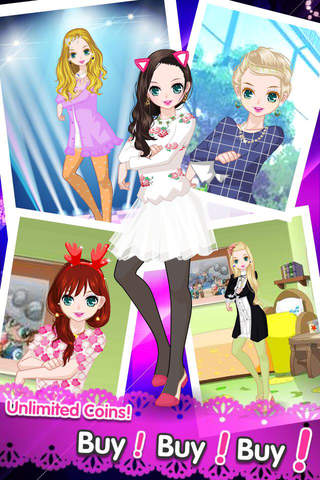 Little Miss Sunshine - dress up games for girls screenshot 2