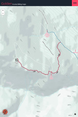 Golden BC Trail Map screenshot 3