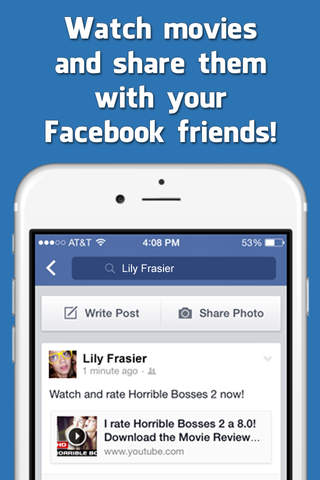 Movie Reviews - The #1 App for Movies and TV Reviews with Facebook Rating! screenshot 3
