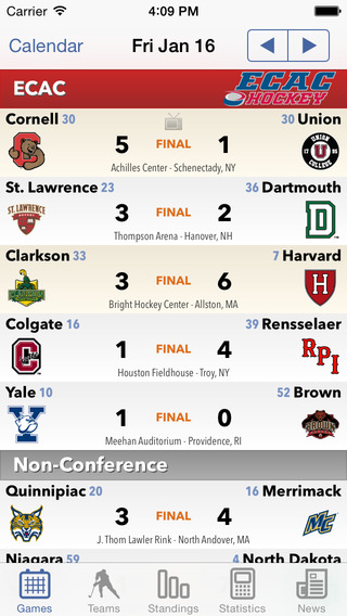 【免費運動App】College Hockey News-APP點子