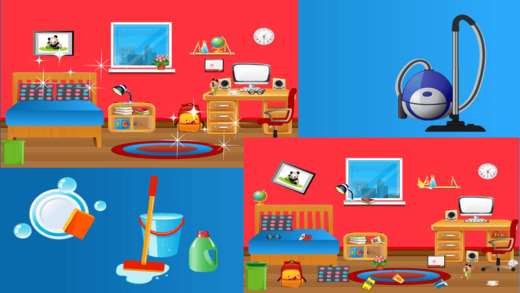 【免費遊戲App】Messy House Clean up-APP點子