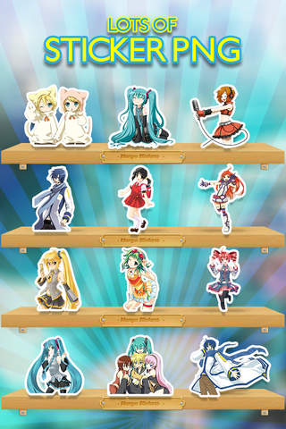 KeyCCMGifs – Manga and Anime : Keyboard Gif , Animated Music Stickers and Emoji Vocaloid Style screenshot 3