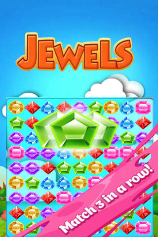 Jewel Blitz Blast World - Addictive Match 3 Puzzle Game for Kids and Parents screenshot 2