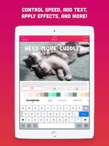 【免費攝影App】GifLab - Turn your Videos into Gifs & Moving Pictures-APP點子