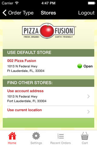 Pizza Fusion Official Ordering App screenshot 2
